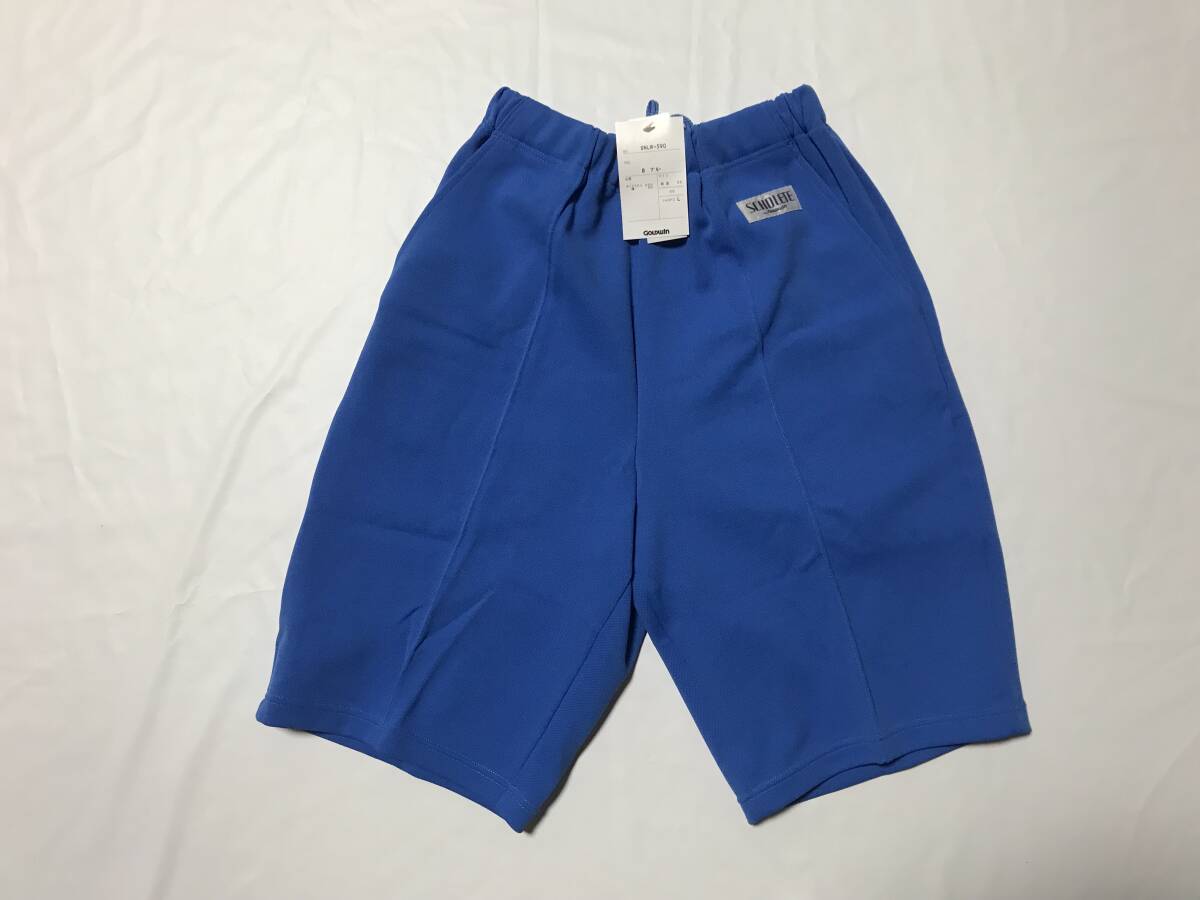 当時物 未使用 デッドストック ゴールドウィン SCHOLETE ハーフパンツ 体操服 品番:SNLR-590 サイズ:L(胴囲66)  HF4601拍卖