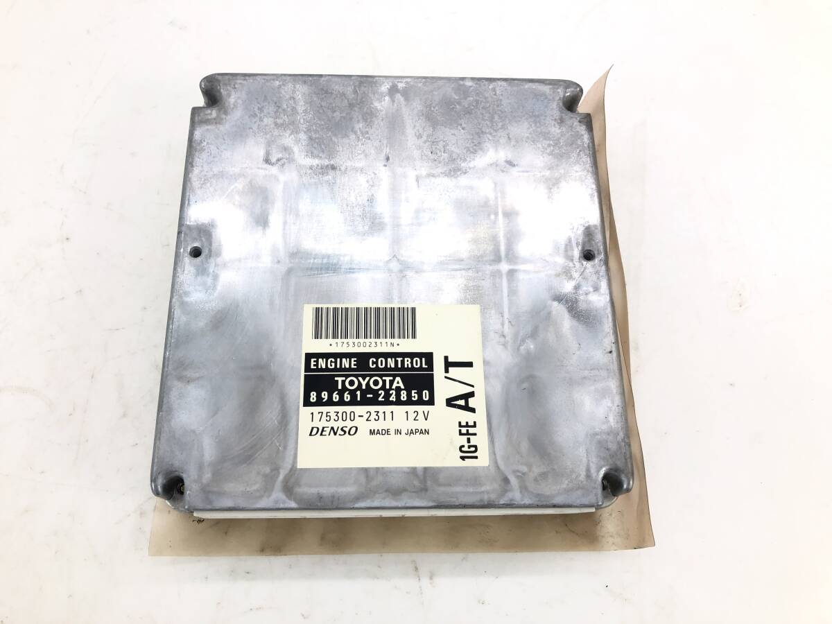 _b187094 トヨタ チェイサー 2.0 アバンテ GX100 エンジンコンピューター メイン ECU 1G-FE 89661-22850 175300-2311 JZX100 JZX105 GX105拍卖