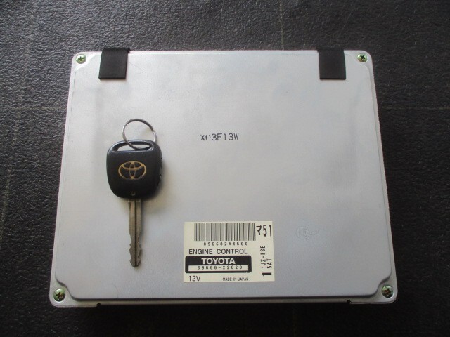 3956 TA-JZX110 マークII エンジン コンピューター CPU 1JZ-FSE 89666-22020 平成15年6月 【動作テスト済】拍卖