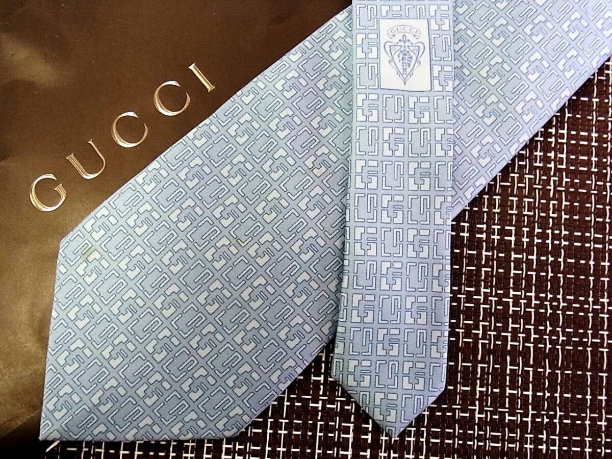 ☆状態並N☆6816■グッチ【GUCCI】GGロゴ柄 ネクタイ★■■拍卖