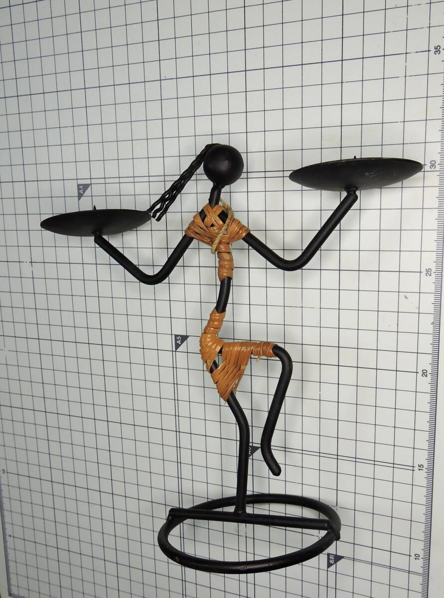 踊り子 ロウソク立て 金属製 !値下交渉 安い送料 希望は 入札前質問にコメください!物価高等生活応援セール月末マデ拍卖