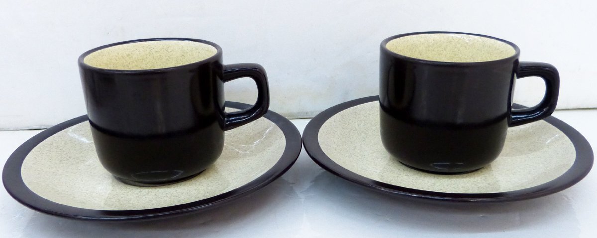 ☆美品!mikasa ミカサ Terra Stone カップ&ソーサー 2客セット☆拍卖