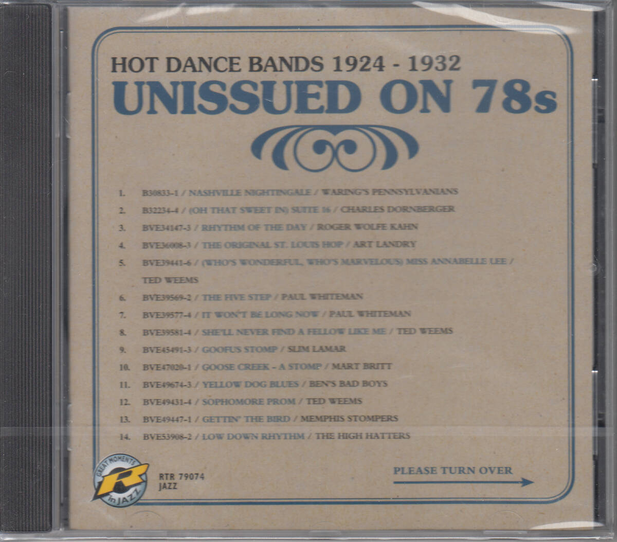 ◆新品・送料無料◆ビッグ・バンド・ホット・ダンス・バンズ1924-1932~テッド・ウィームズ 他 Import v9876拍卖