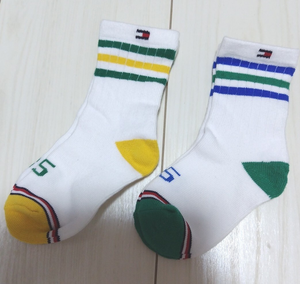 ★新品★トミーヒルフィガー TOMMY HILFIGER ソックス 靴下 ベビー キッズ 子供 赤ちゃん 2足 ホワイト ハイブランド拍卖