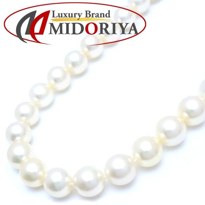 TASAKI 田崎真珠 パール ネックレス 真珠7.9~8.5ミリ ロング 76cm K14PG ピンクゴールド/292644【中古】拍卖