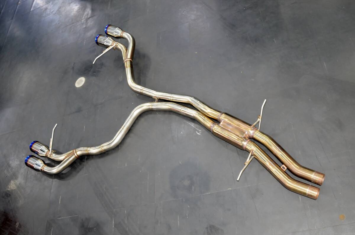 ☆ポルシェマカンS ワンオフ ステンレスマフラー 中古美品 希少品☆拍卖
