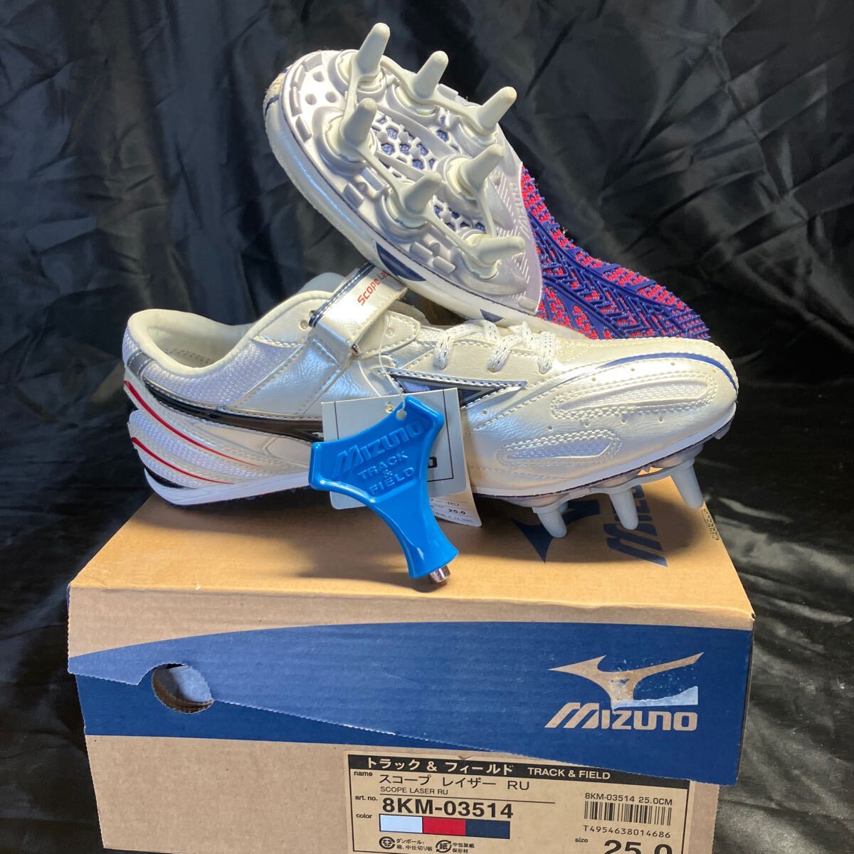 MIZUNO 54 8KM-03514 25cm 靴 シューズ スポーツ スパイク 運動 ジャンク品拍卖