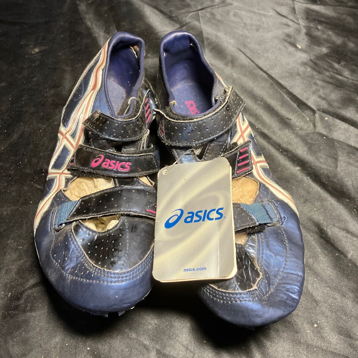 asics 7 TTP741 26.5cm 靴 シューズ 運動靴 スポーツ スパイク ジャンク扱い拍卖