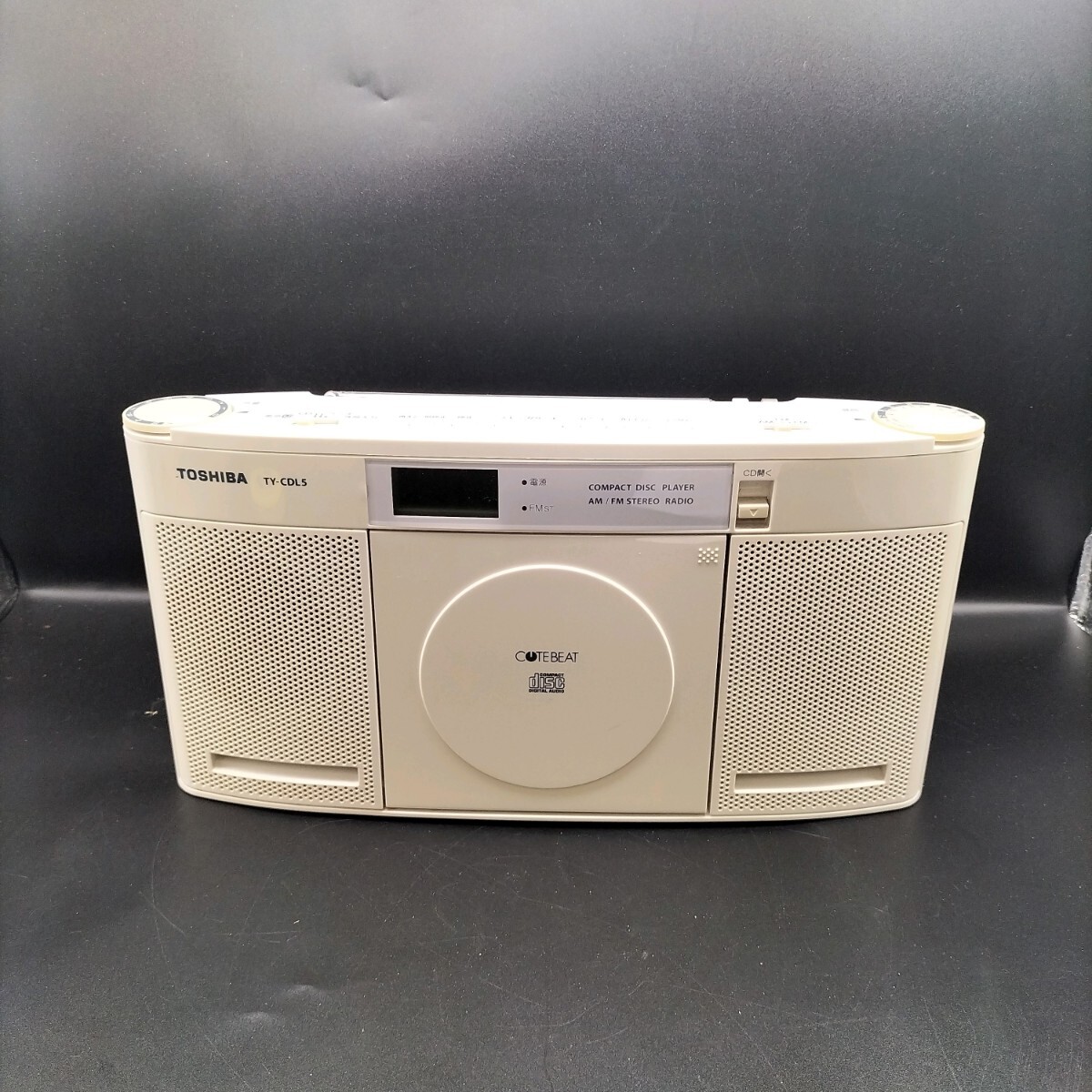 CD ラジオ TOSHIBA 東芝 TY-CDL5 2009年製 ボタン不良あり FM AM拍卖