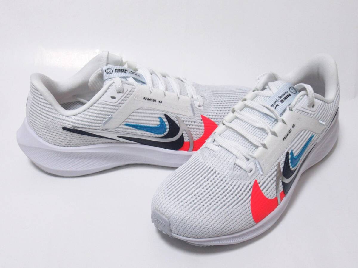 NIKE AIR ZOOM PEGASUS 40 PRM 白 マルチカラー 30cm ナイキ エア ズーム ペガサス プレミアム ランニング FB7179-100拍卖