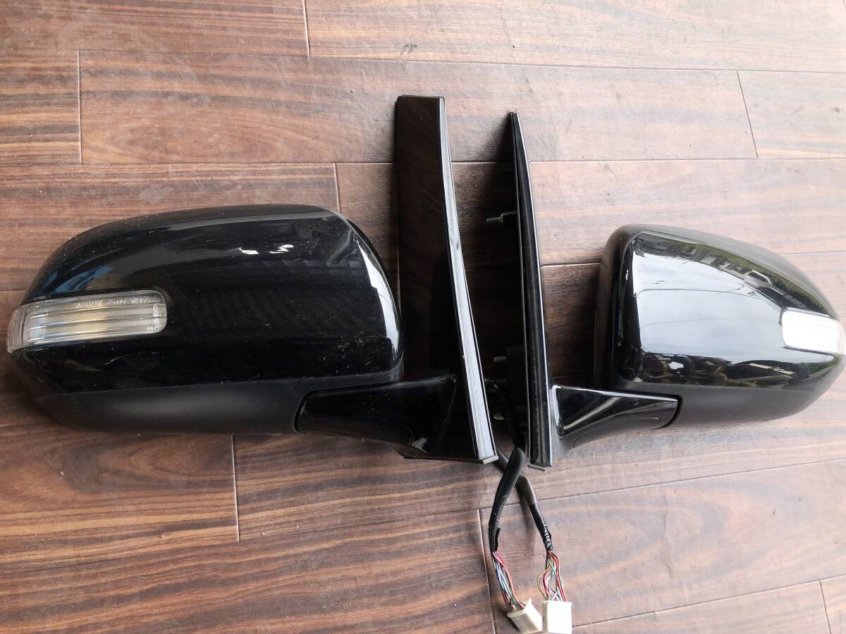 naOF★トヨタ 20VELLFIRE ヴェルファイア★純正★ドアミラー左右セットサイドミラー ウィンカー付き★GGH20W/TOYOTA/部品取り車拍卖