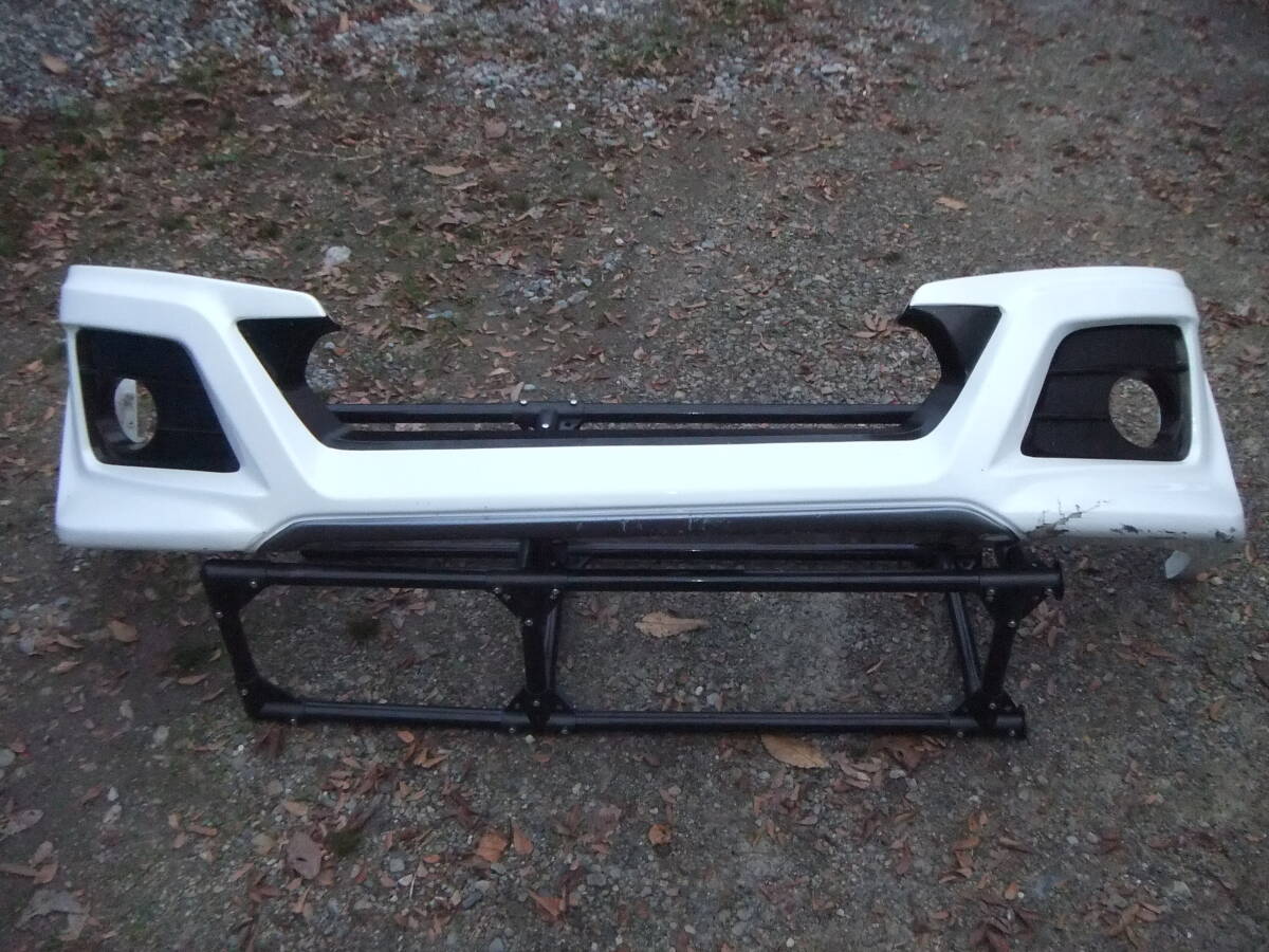 社外 IMPUL 前期 C26 セレナ ハイウェイスター フロントハーフスポイラー ホワイトパール ★ インパル 日産 FRP 個人宅配不可拍卖