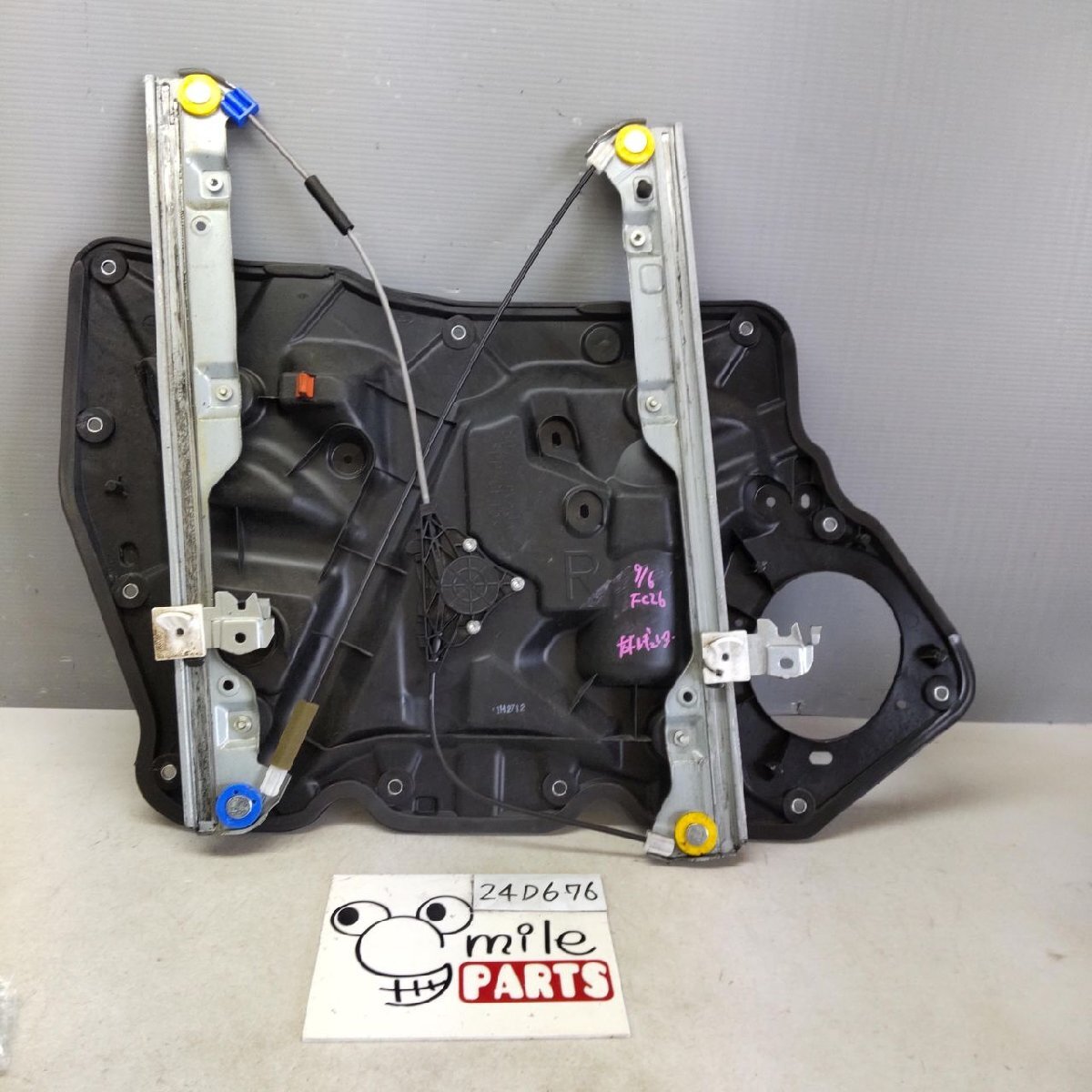 FC26 セレナ 純正 右フロントレギュレーター 2X1-10-6/24D676*同梱不可拍卖