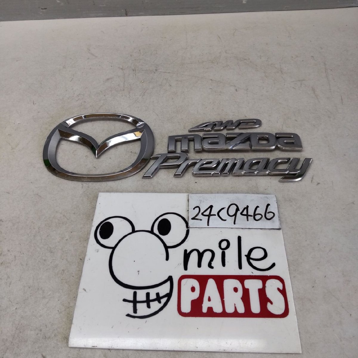 CREW プレマシー 純正 ゲートエンブレムセット4点 2Z6-17-2/24C9466*同梱不可拍卖