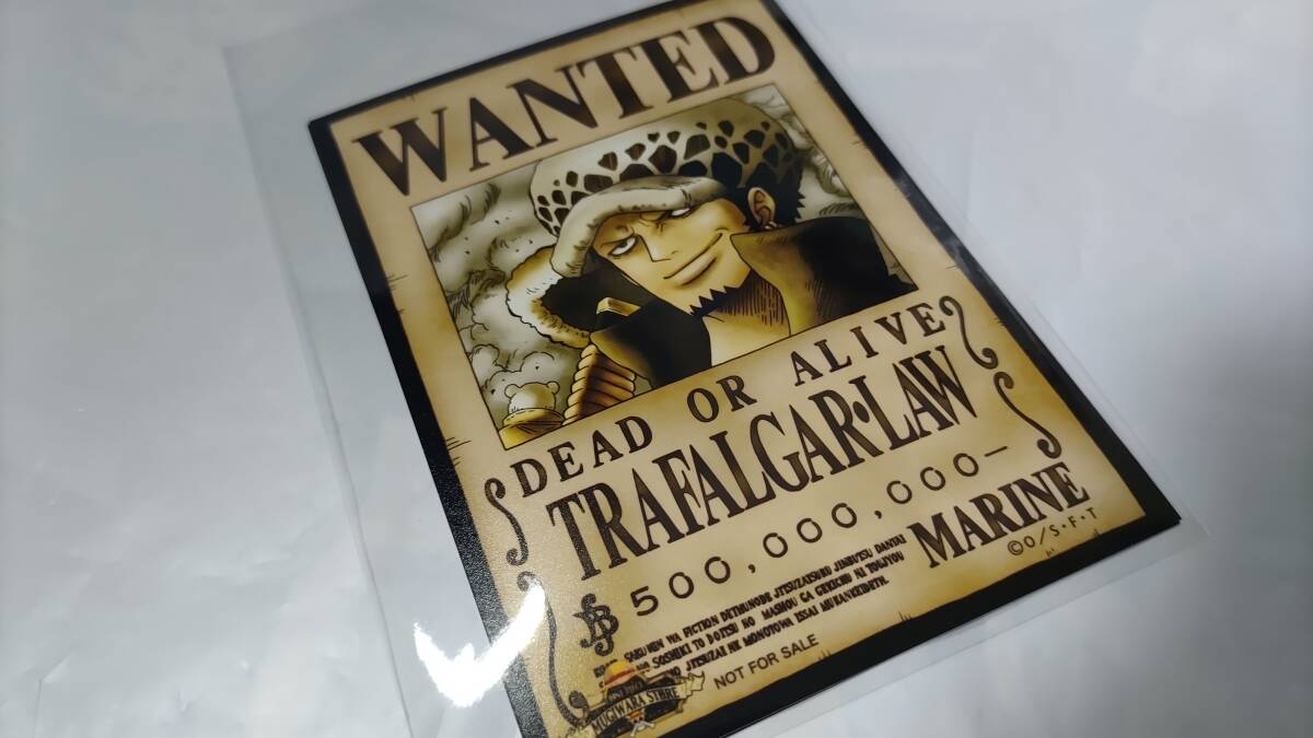 ★非売品★ トラファルガー・ロー 手配書ブロマイド ワンピース かっこいい 拍卖