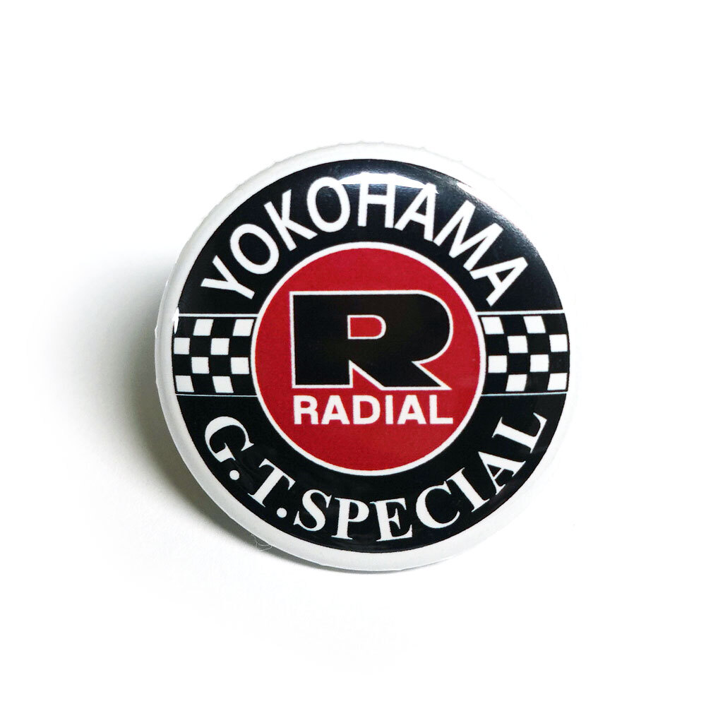 缶バッチ #CB020 YOKOHAMA TIRE GT SPECIAL ヨコハマタイヤ アメリカン雑貨 缶バッジ拍卖