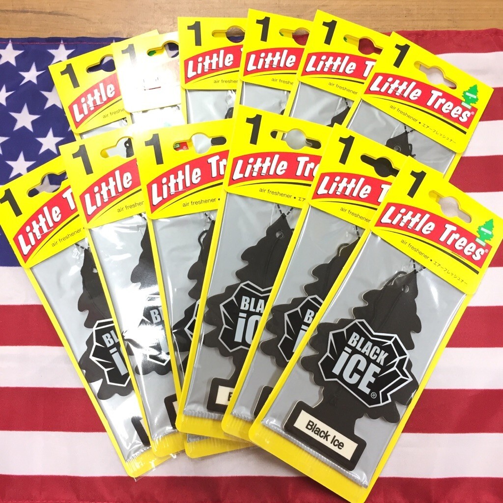 1. 【Black Ice (ブラックアイス)】Little Trees 12個set / エアフレ /【追跡メール便送料無料】拍卖