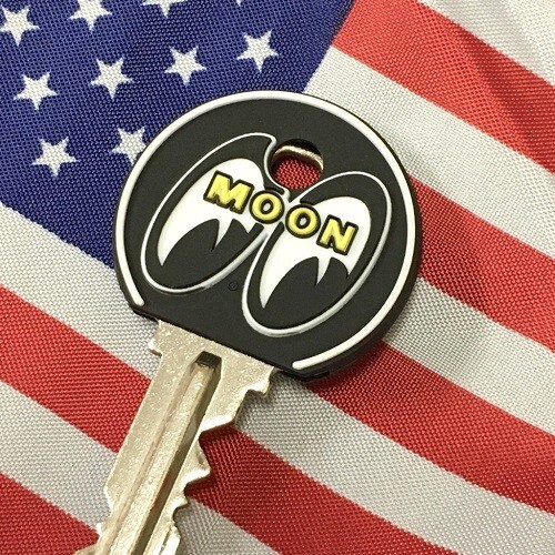 MOON EYES ムーンアイズ アイボール キーキャップ キーカバー ブラック拍卖