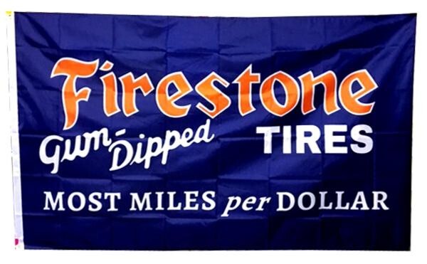 FIRESTONE TIRE ファイヤーストーン タイヤ フラッグ モーター 旗 レーシング INDY FLAG拍卖