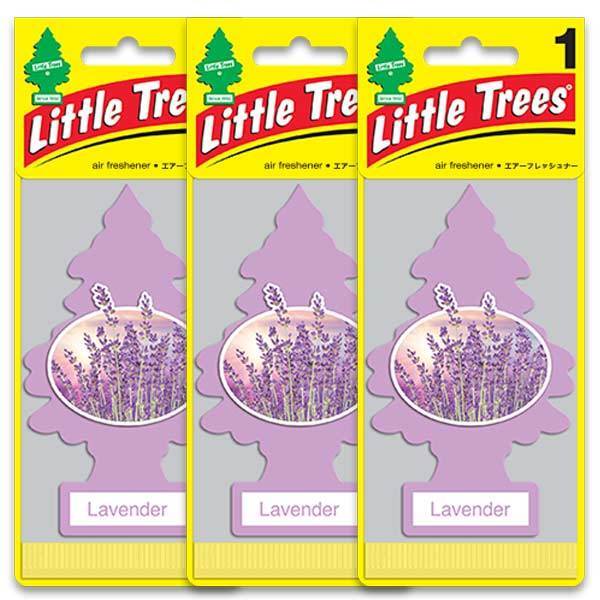 21.【Lavender (ラベンダー)】Little Trees 3個set / エアフレ 芳香剤 エアフレッシュナー 吊り下げ リトルツリー アメリカン雑貨拍卖