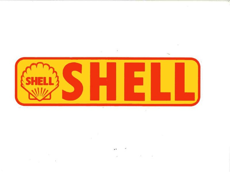 SHELL レーシング ステッカー シェル バナー ガソリン オイル アメリカン雑貨 ガレージ雑貨拍卖