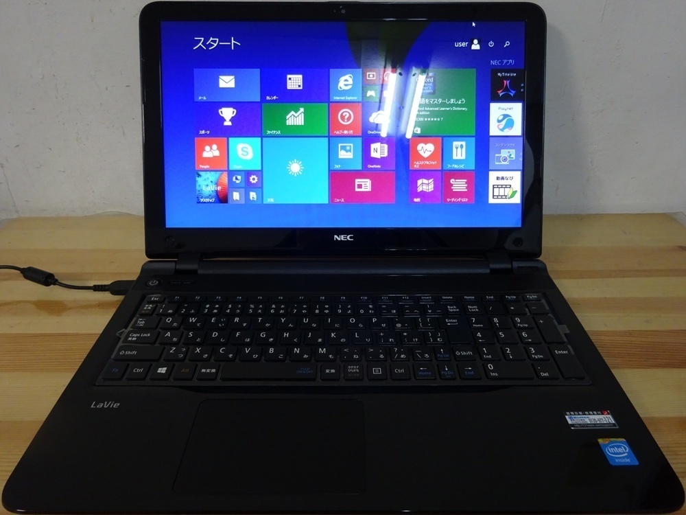 NEC ノートパソコン LaVie S PC-LS150SSB/Cele 2957U 1.4GHz/4GB/500GB/中古特価良品拍卖