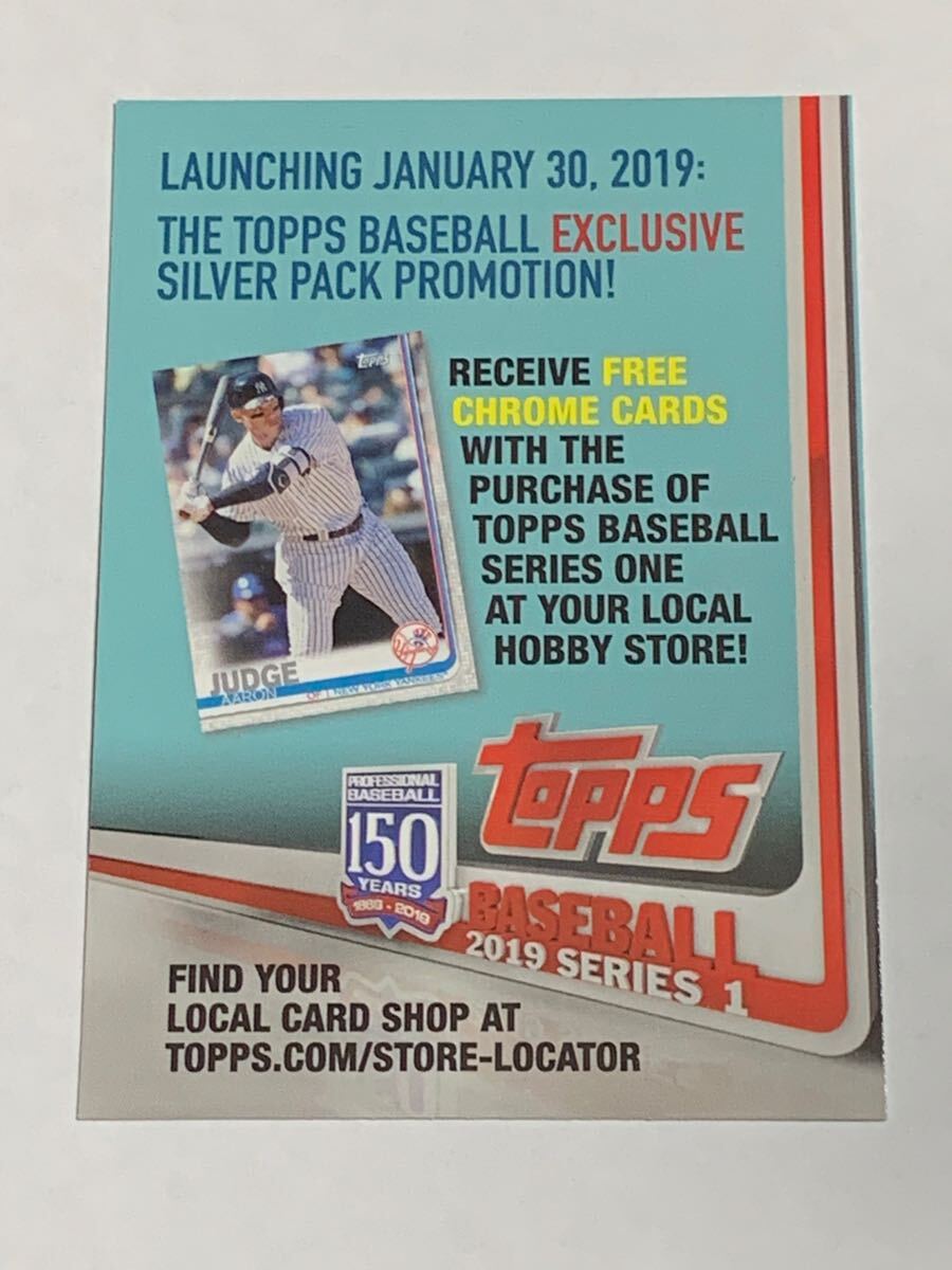 アーロン ジャッジ AARON JUDGE 2018 TOPPS PROMOTION CARD YANKEES 即決拍卖