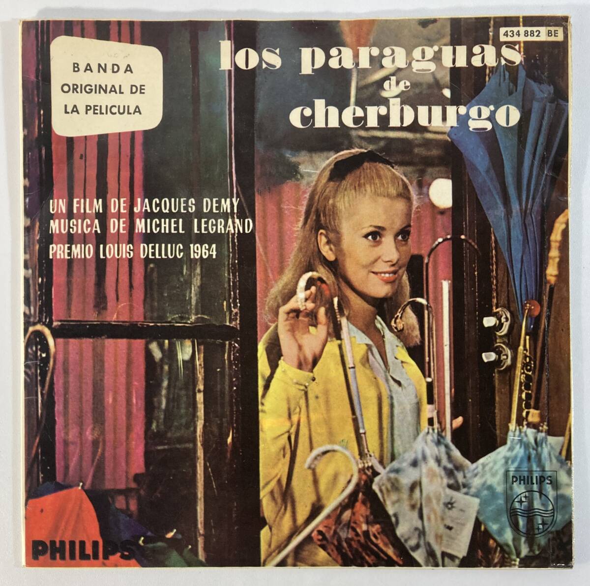 シェルブールの雨傘 (1963) ミシェル・ルグラン 西盤EP Philips 434882 BE拍卖