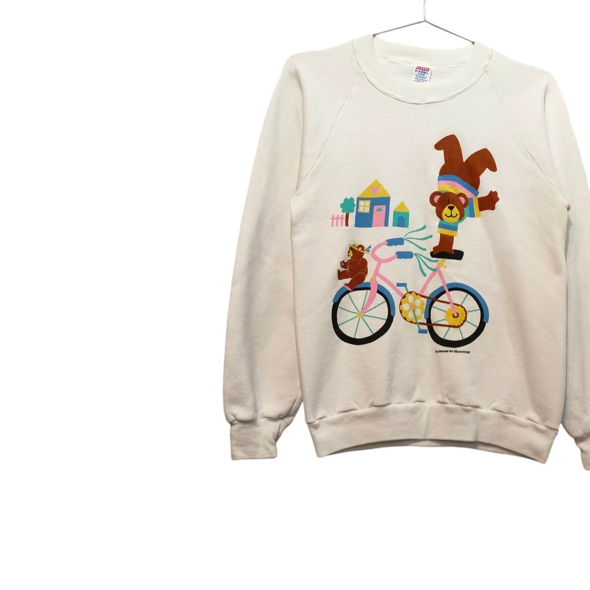 古着 jerzees by russell スウェット トレーナー ヴィンテージ 80s コピーライト拍卖