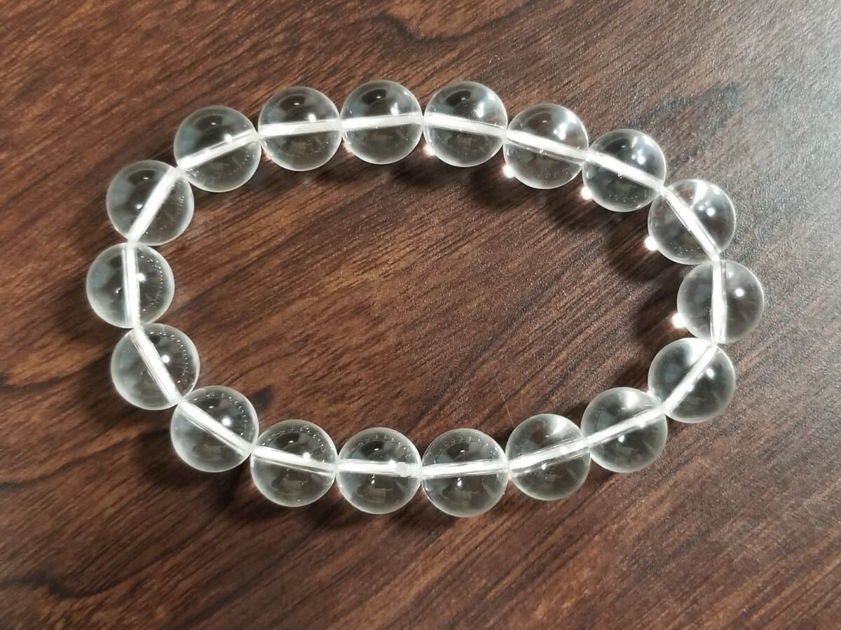 高品質天然水晶 12㎜ ブレスレット拍卖