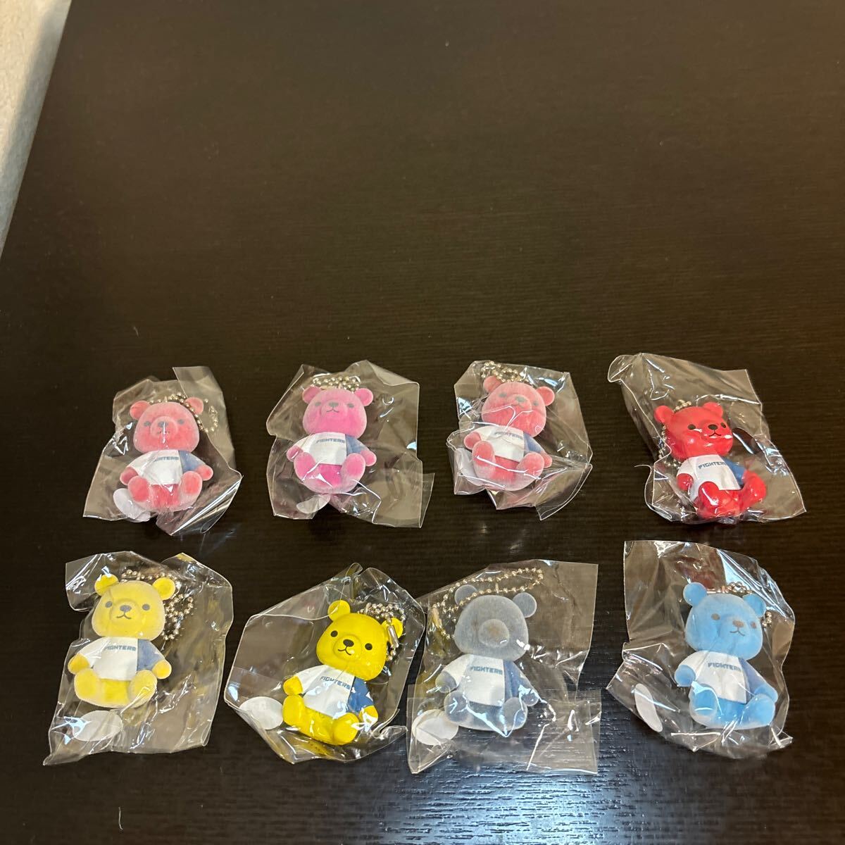 北海道 日本ハム ファイターズ ユニフォーム ベア コレクション 8種 未開封 8 近藤 15 上沢 24 野村 26 淺間 31 高濱 キーホルダー拍卖