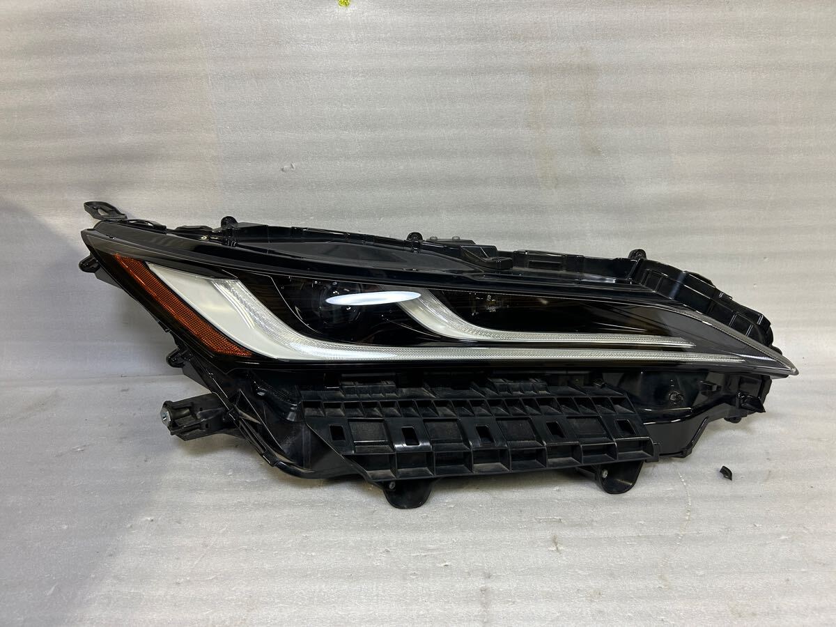 B10412 良品 ハリアー 80 右ヘッドライト LED KOITO 48-233 81145-48J10 打刻 7H拍卖