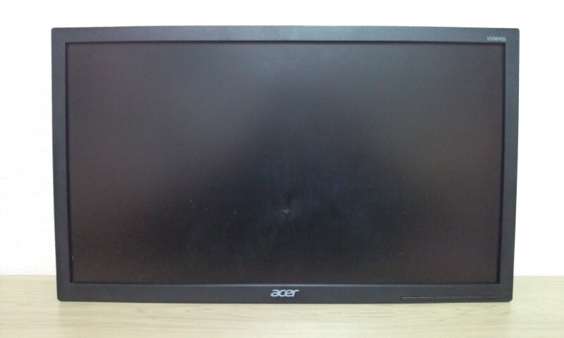 〇【中古・動作確認済み品】 acer V206HQL PCモニター本体のみ ①拍卖
