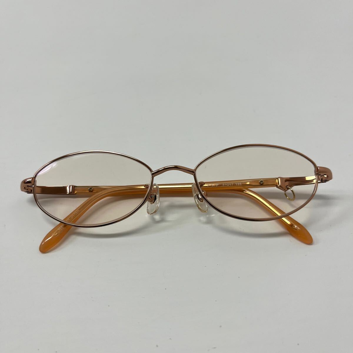 VINTAGE SONIA RYKIEL 65-0106 ソニアリキエル 眼鏡 メガネ 度入り メタルフレーム 日本製 オーバル型【レターパックプラス郵送可】#133拍卖