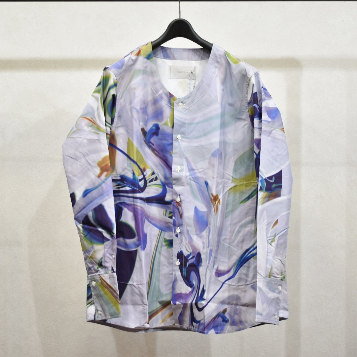 【prasthana】 ノーカラーシャツ (ホワイト系) / 1(M)サイズ / プラスターナ拍卖