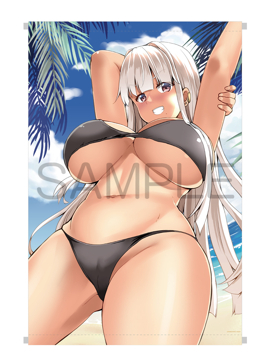 田舎の黒ギャルJKと結婚しました 1巻 メロンブックス 限定特典 B2タペストリー 新品未開封品 カヅチ拍卖