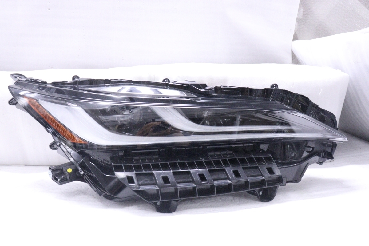 49-775★美品★LED MXUA80 ハリアー★右ヘッドライト KOITO 48-233 打刻:7H ユニット ブラック 純正★トヨタ (RO)拍卖