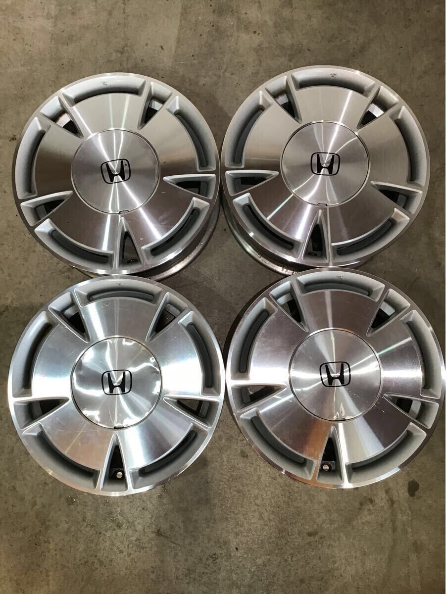 ★簡易洗浄済み★HONDA シビックハイブリッド FD3純正アルミホイール 15×6J+45 114.3-5H 中古品4本拍卖