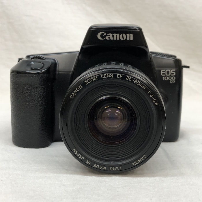13 ジャンク品 Canon EOS 1000 QD CANON ZOOM LENS EF 35-80mm 1:4-5.6 フィルムカメラ キヤノン拍卖