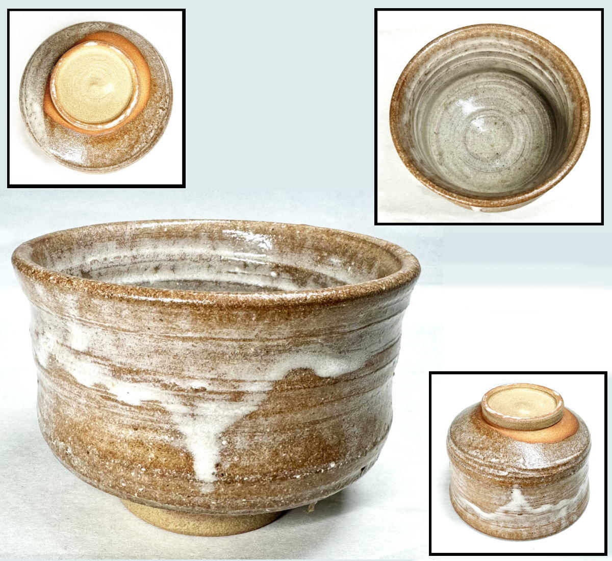 【送料無料】古茶碗 茶道具 ウブ品 日本古玩 伝世品焼物 入手困難 骨董 コレクション (茶道先生所蔵品出し) WWTT075拍卖