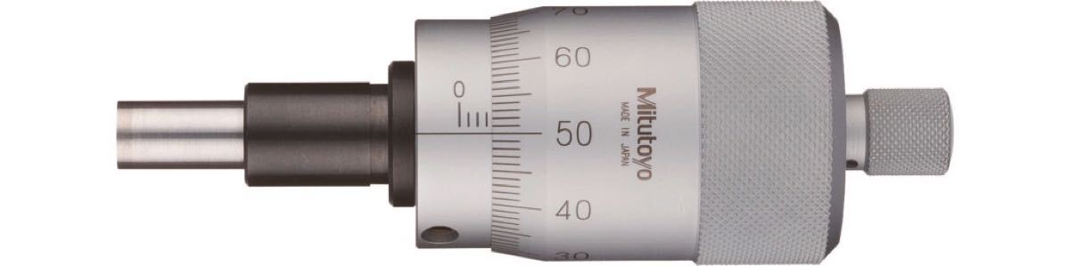 未使用 Mitutoyo マイクロメータヘッド 152-101 MHL1-15 領収書 10拍卖