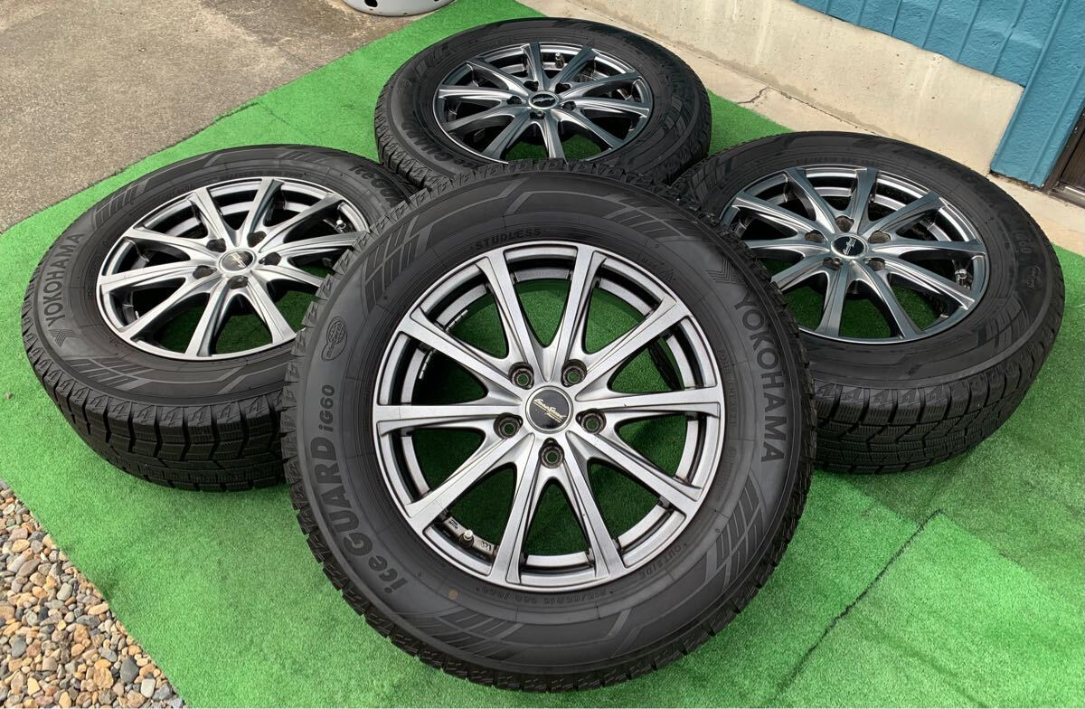 2021年製★MANARAY EURO SPEED 16インチホイール&YOKOHAMA 215/65R16 4本セット★ アルファード ヴェルファイア等★拍卖