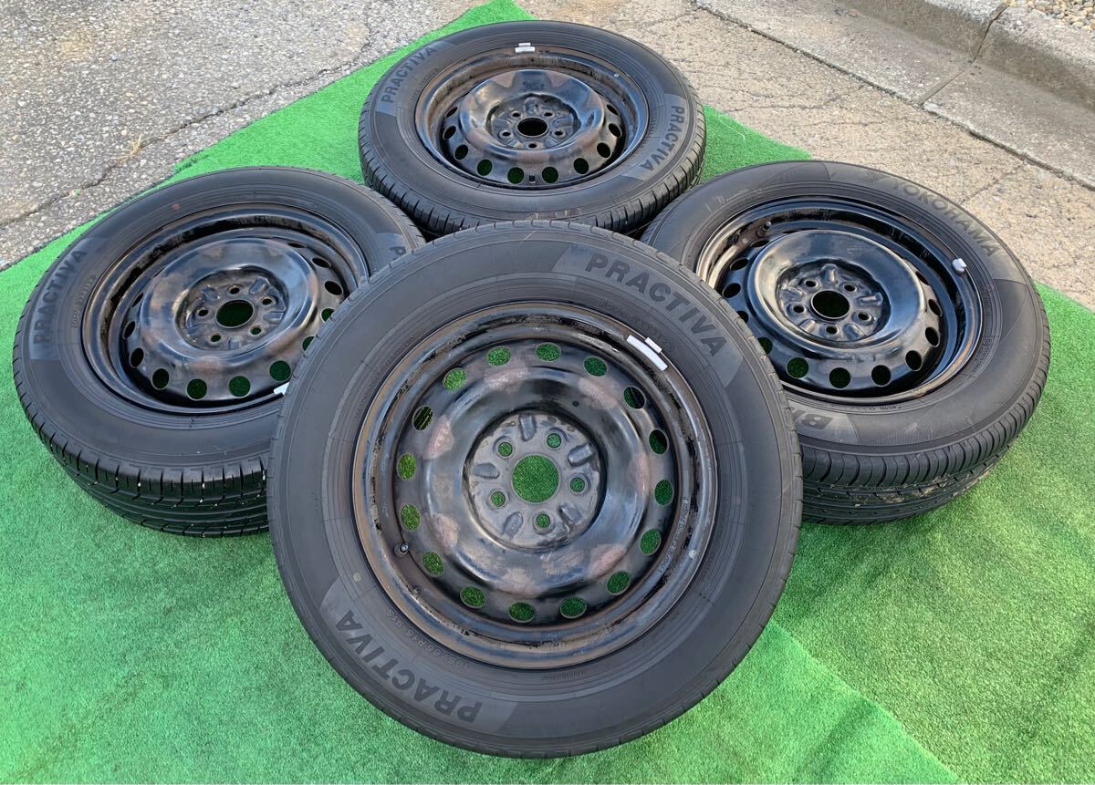 2023年製★トヨタ純正15インチスーチル&PRACTIVA 195/65R15 4本セット★アリオンプリウス インプレッサ カローラツーリング等★拍卖