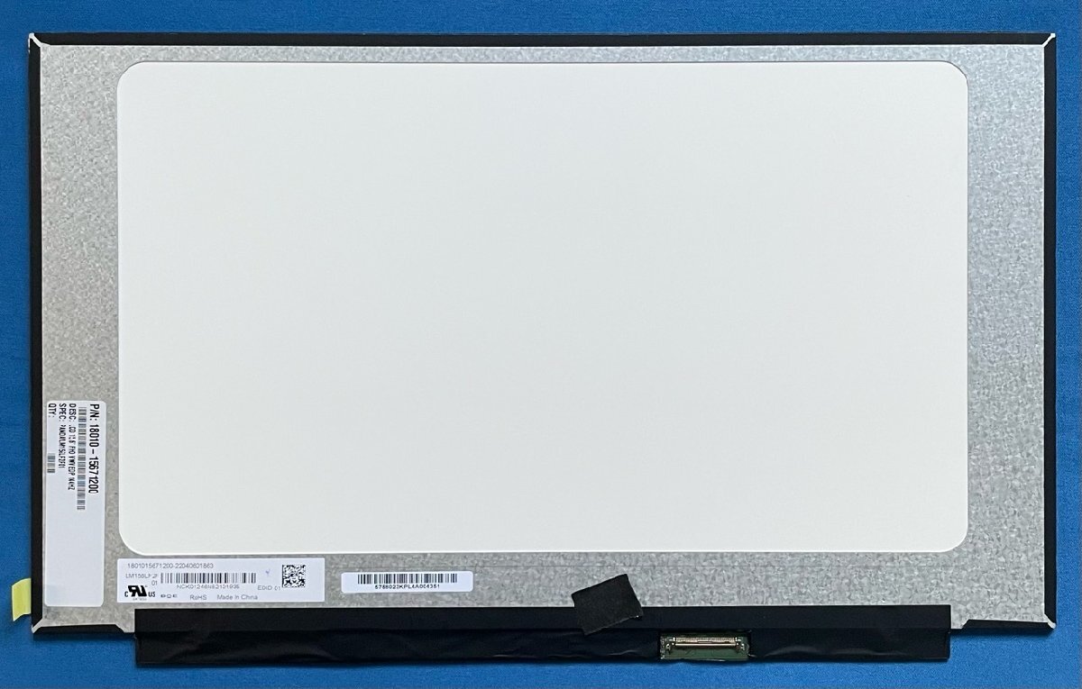 液晶パネル ASUS TUF FX516PC 等用 LM156LF2F01 非光沢 FHD 40pin 144Hz 国内発送拍卖