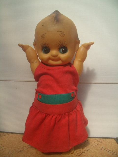 ◆キューピー人形 特大サイズ 高さ44㎝ レトロ 拍卖