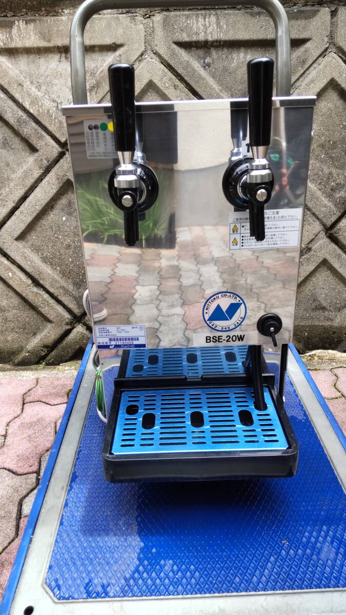 ★即決!スペシャル仕様★2021年製 ニットク2口生ビールディスペンサーBSE-20W 薬品洗浄済 国内主要4社対応 初心者向フルセットUSED★拍卖
