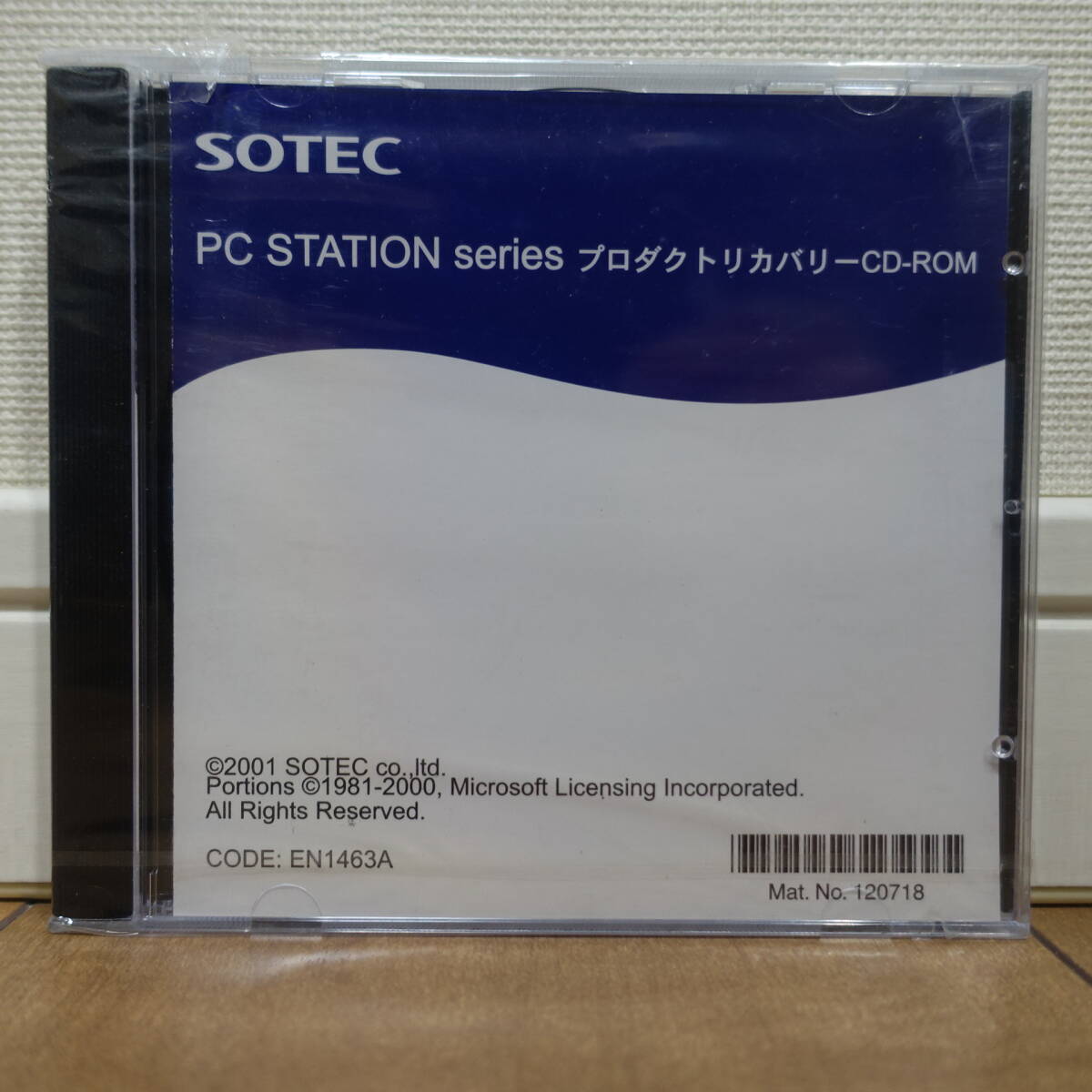 SOTEC PC STATION series M3100RW プロダクトリカバリーCD-ROM EN1463A Windows Millennium Edition 未開封拍卖