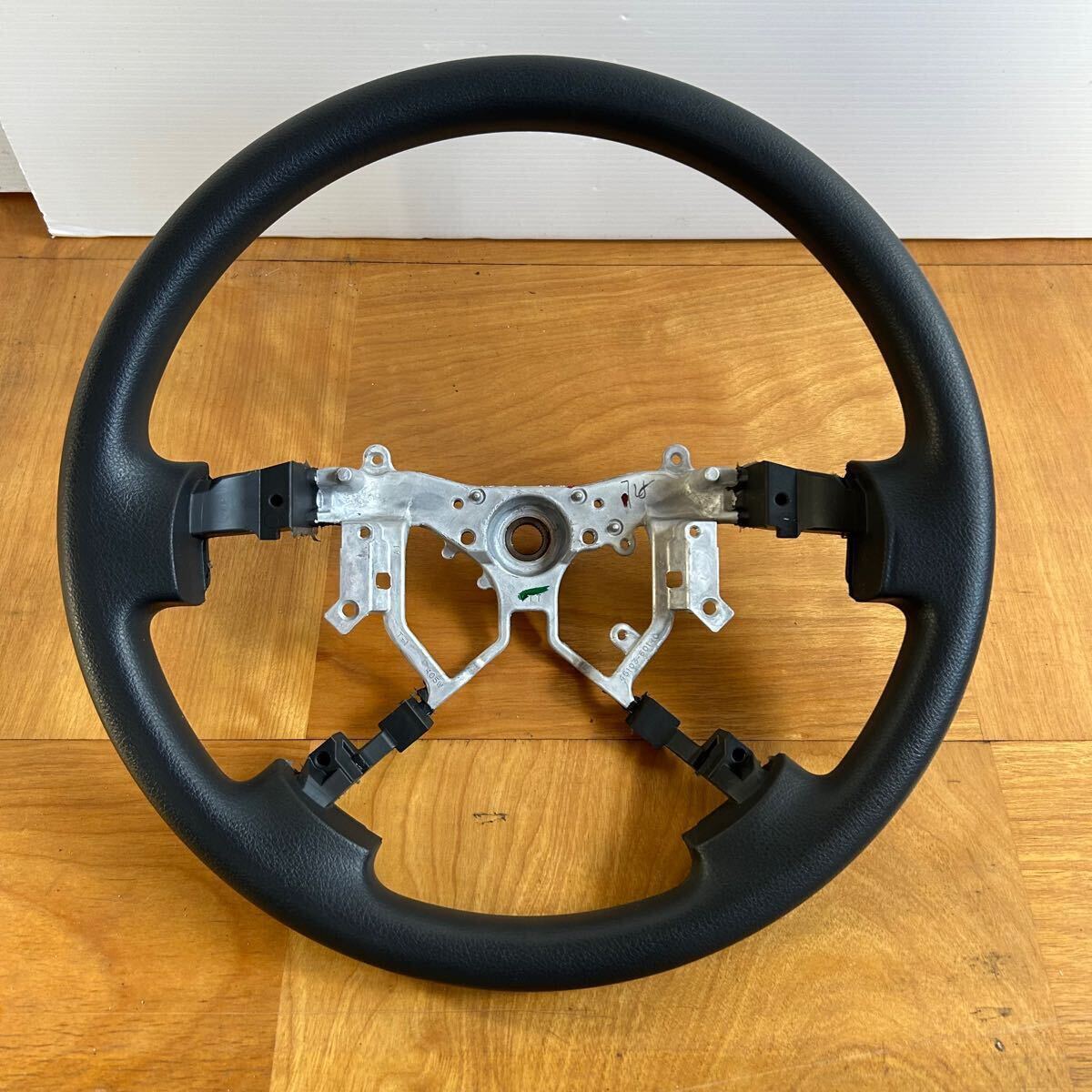 【2】新車外し トヨタ ハイエース 200系 ハンドル ステアリング 美品 型番45103-60140拍卖