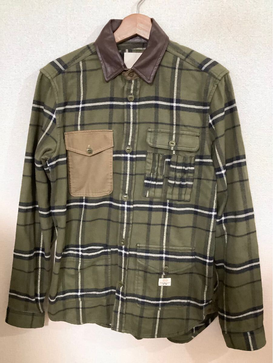 DIESEL ディーゼル チェック柄 ネルシャツ ハンティングシャツ セレクト カジュアル メンズ 古着 S拍卖