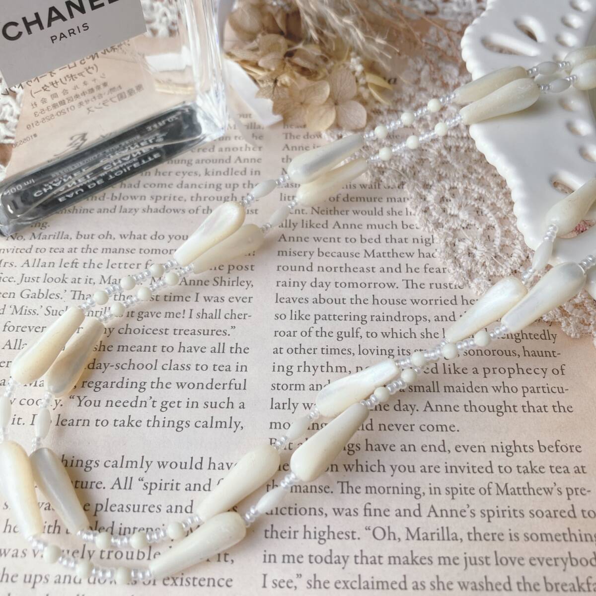 ネックレス ロング シェル ビーズ 天然 ヴィンテージ ☆Vintage jewelry accessories R0008拍卖